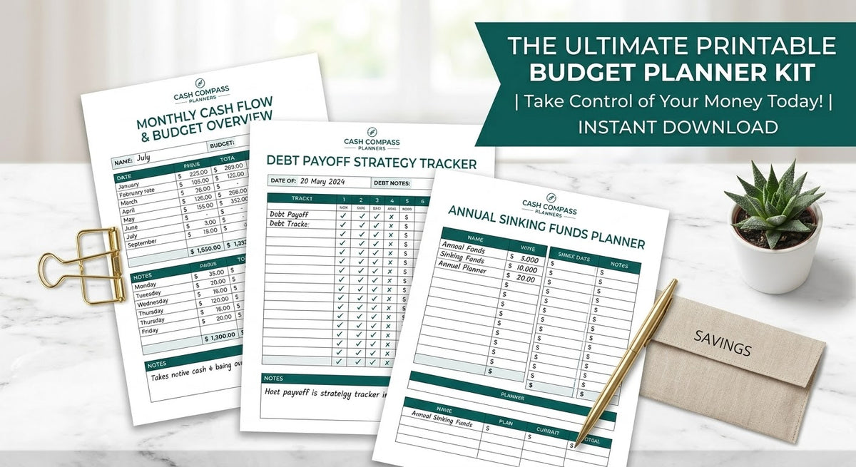 The Ultimate Printable Budget Planner Kit