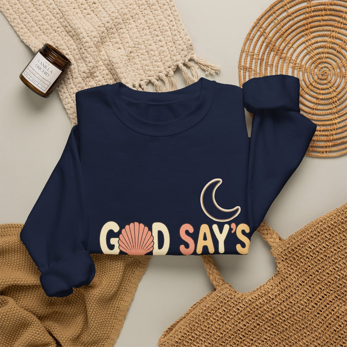 “Good Say’s Look Up” Inspirational Crewneck Sweatshirt