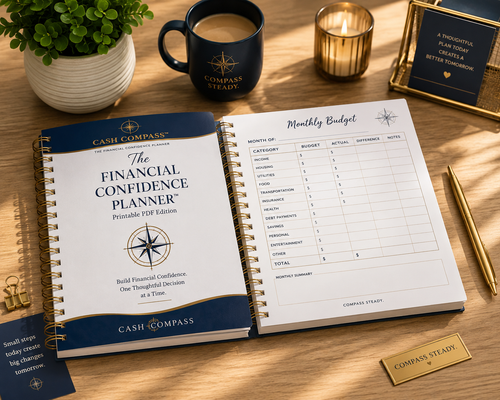The Financial Confidence Planner™ by Cash Compass™ — Printable PDF Edition