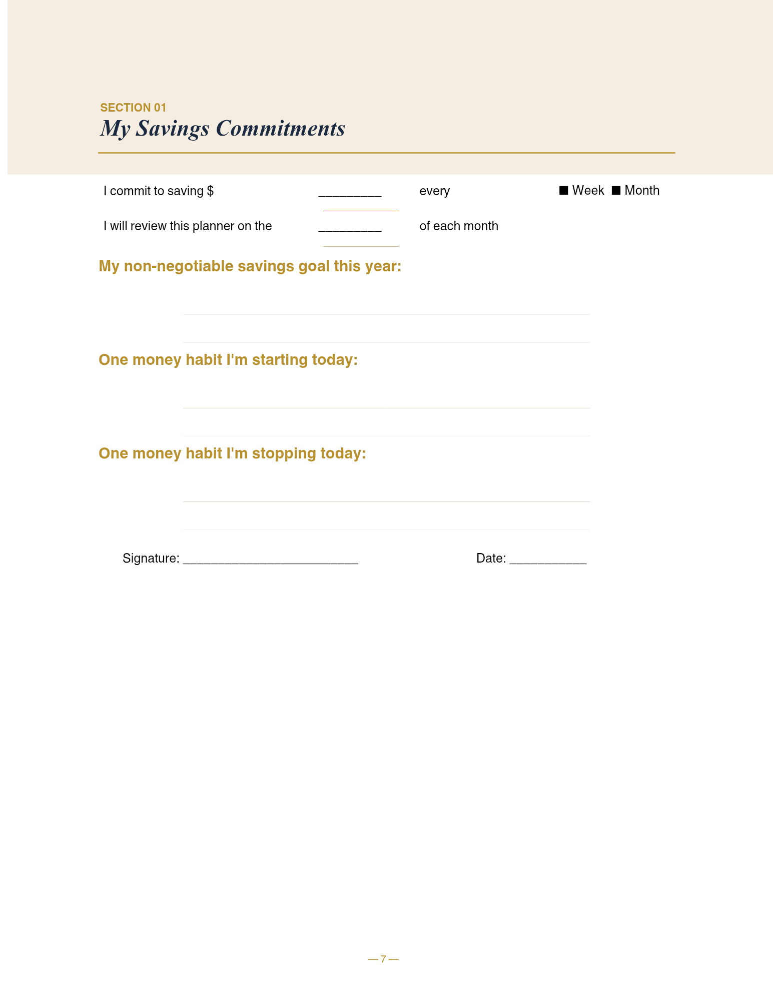 Save With Purpose: The Cash Compass™ Savings Planner — Printable PDF